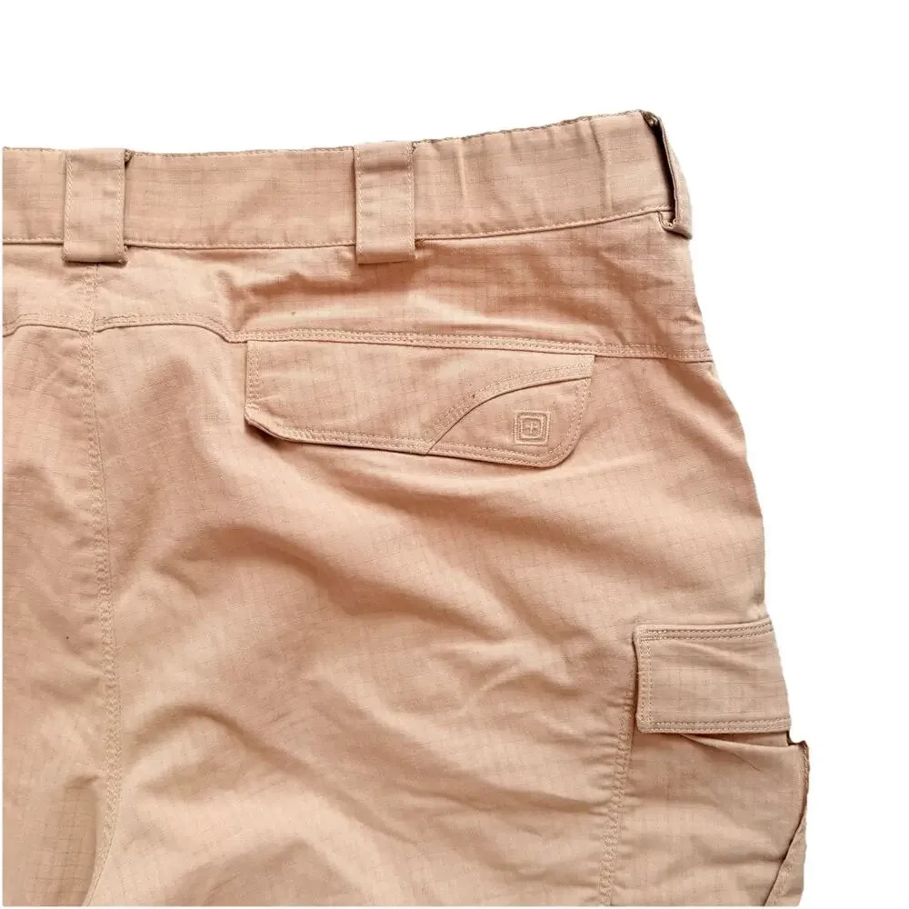 5.11 Tactical Series Mens Khacki Bermuda Shorts Long 40 Inseam 18